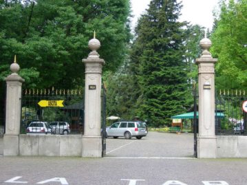 Ingresso del parco di Villa Taranto a Intra sul Lago Maggiore