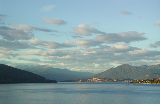Lago Maggiore, view from the VW