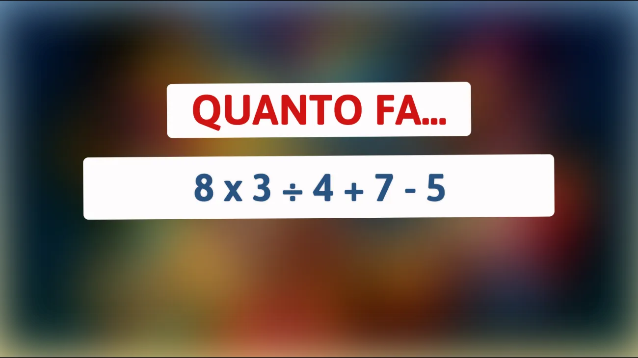 Scopri se il tuo cervello può risolvere questo indovinello solo per geni: hai il coraggio di provarci?"